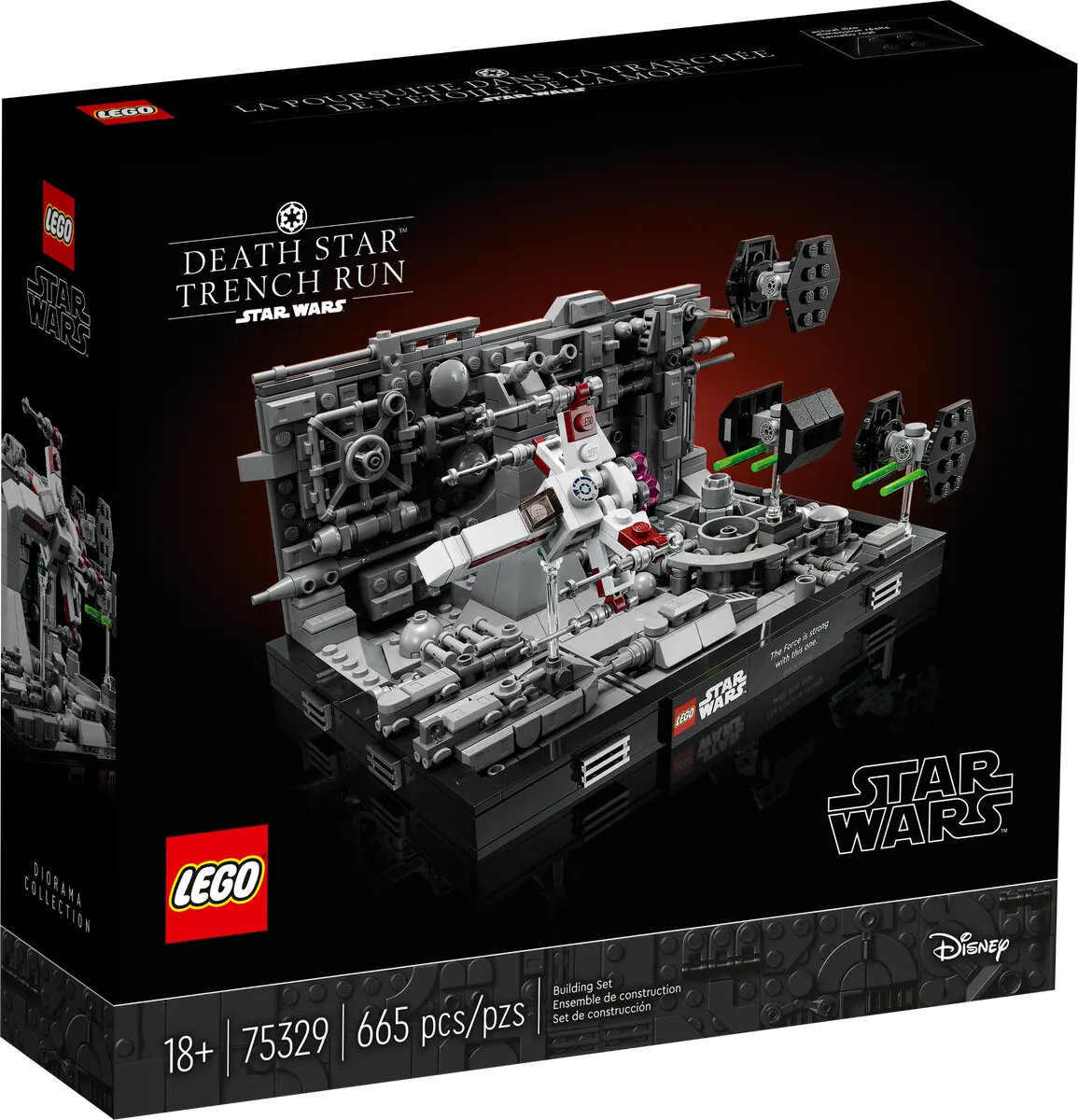 Конструктор LEGO Star Wars 75329 Death Star™ Trench Run Diorama