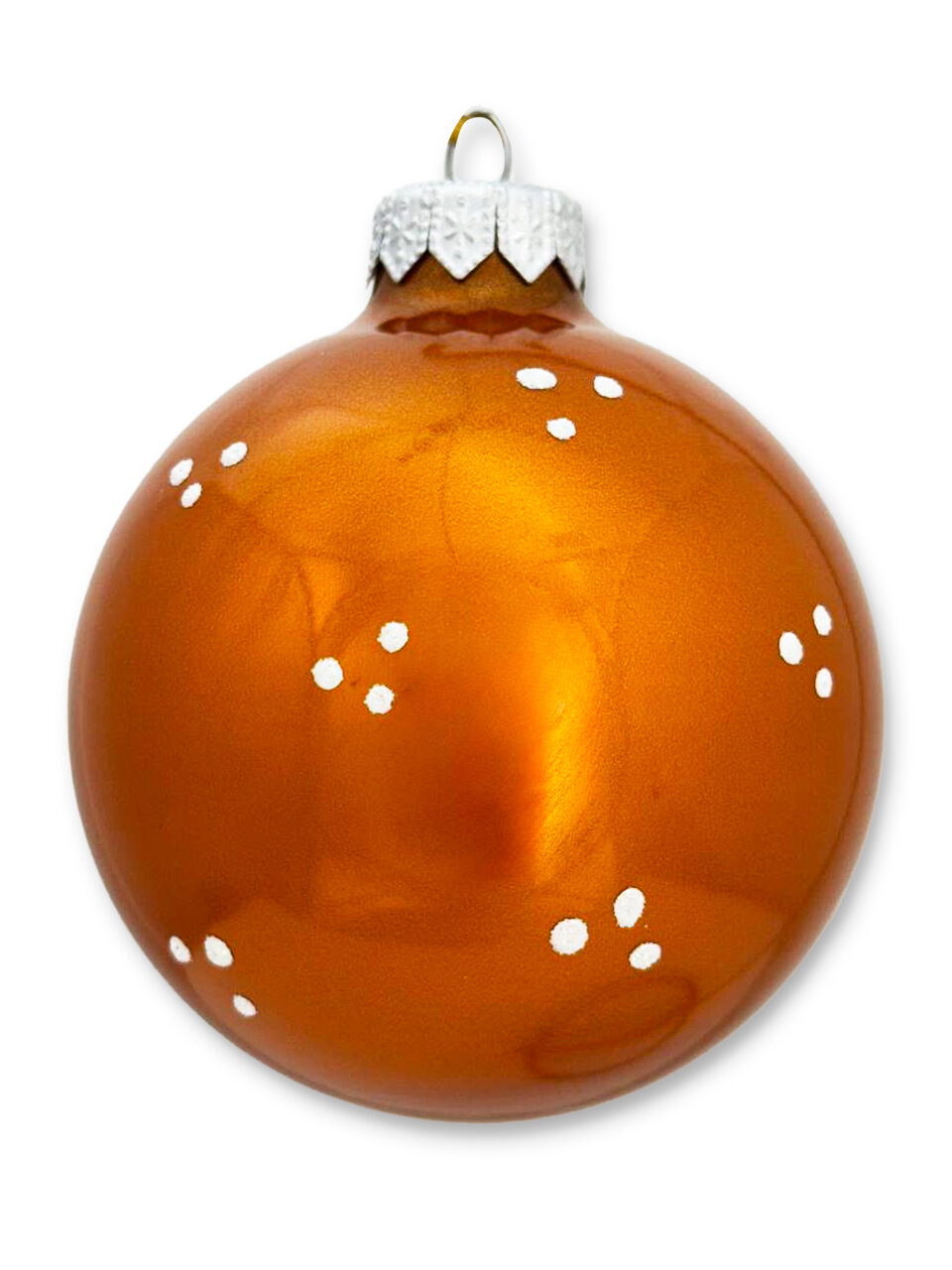 Елочный шар Ленигрушка Символ года шар, разноцветный, диаметр 8 см — фото 1