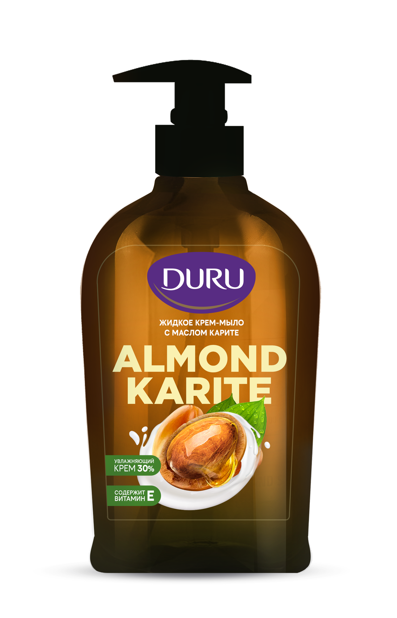 DURU Крем-мыло жидкое Almond Karite c маслом карите