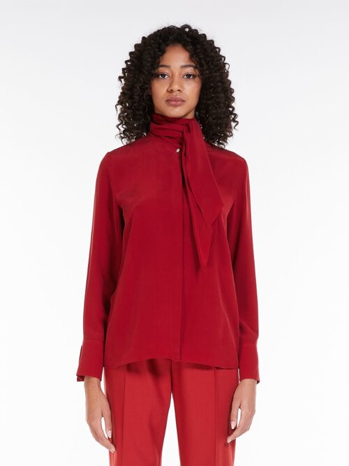Блуза  Max Mara, размер 34, красный
