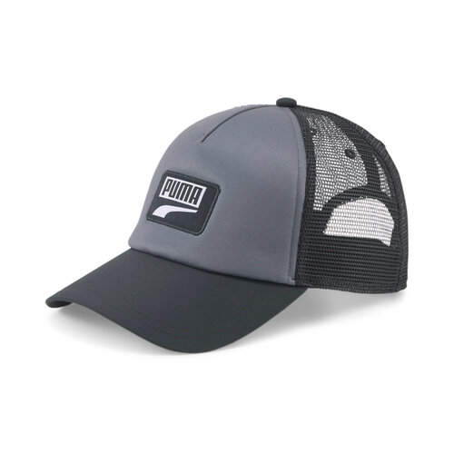 фото Кепка puma puma trucker cap, размер 56-58, черный, серый