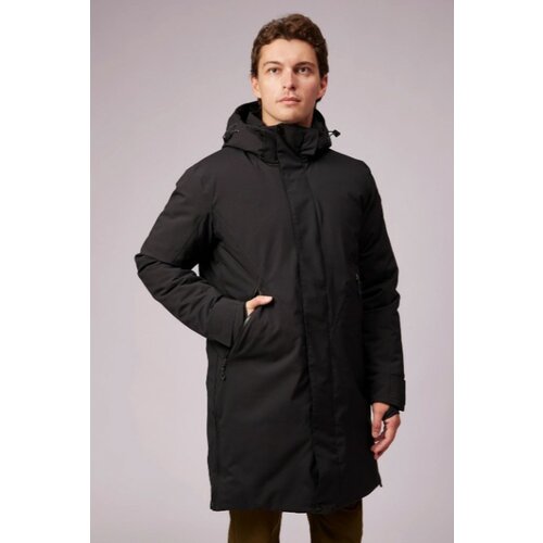 Куртка STAYER, силуэт прямой, мембранная, регулировка ширины, карманы, вентиляция, внутренние карманы, размер 56, черный