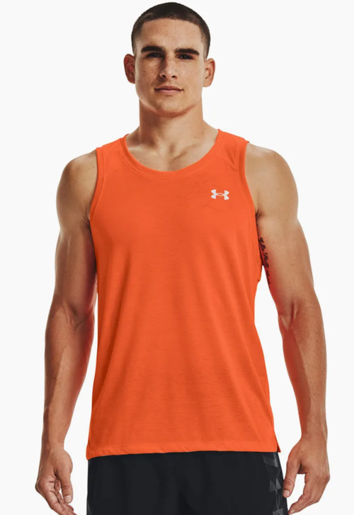 Майка Under Armour Under Armour Streaker, размер M, оранжевый