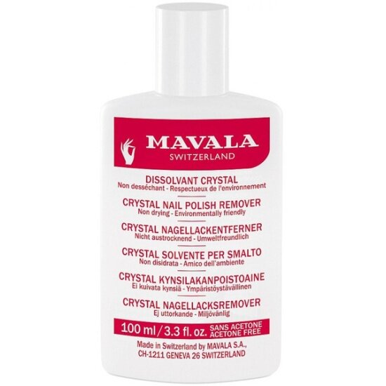 Жидкость для снятия лака Mavala Crystal без запаха 100 мл