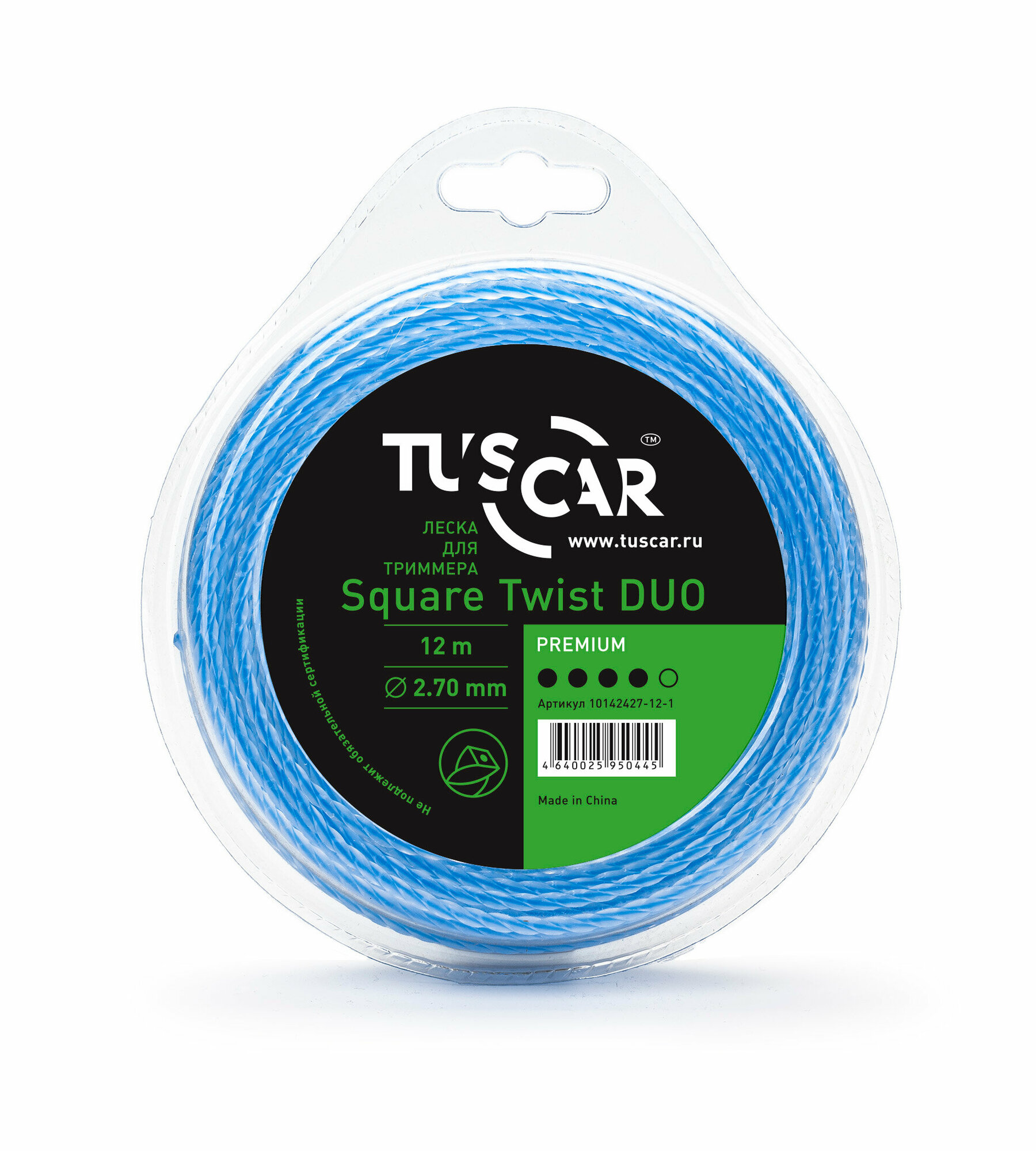 Леска (корд) TUSCAR Square Twist DUO Premium