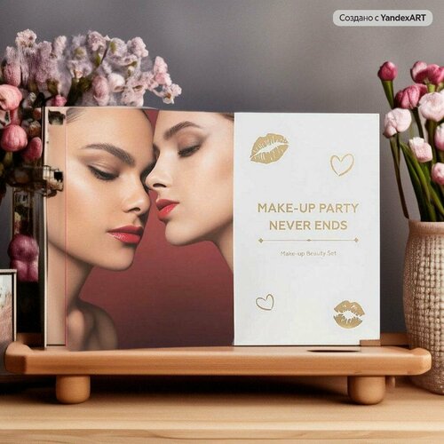 Набор для макияжа MAKE-UP от бренда PARTY NEVER ENDS подарочный набор детских теней и блесков для губ ты просто чудо