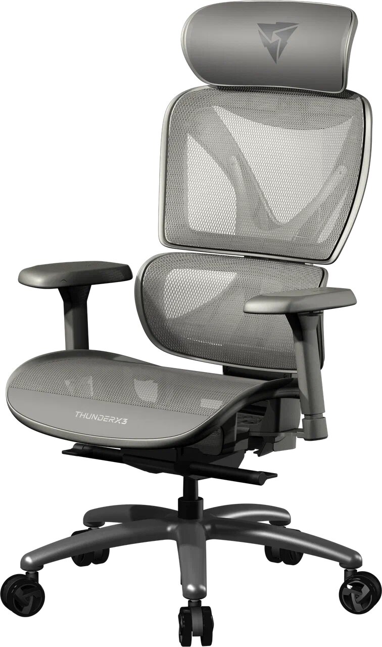 Кресло компьютерное игровое ThunderX3 XTC-Mesh Grey
