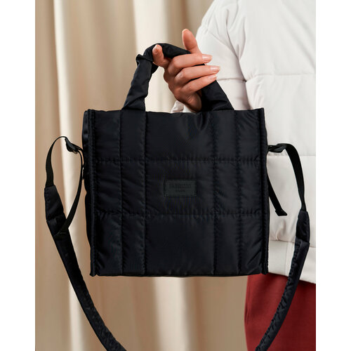 Сумка кросс-боди FABRIZIO CLUB фактура стеганая матовая гладкая черный 2700₽