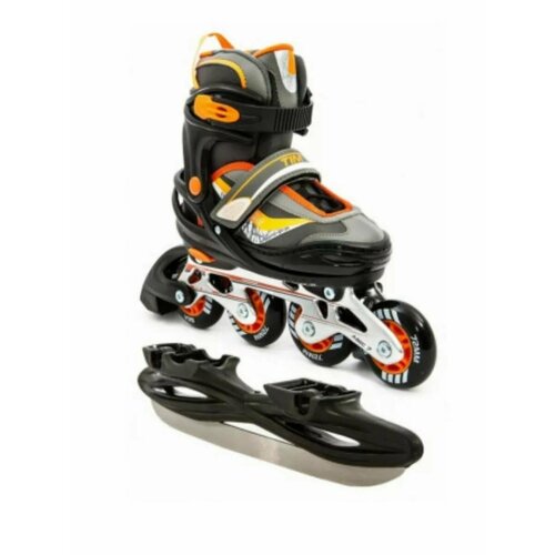Коньки CALAMBUS TIM COMBO коньки ролики раздвижные 34-37 черный-оранжевый 5040₽