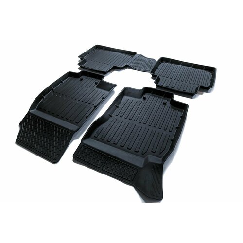 Коврики резиновые в салон 3D PREMIUM для Nissan X-Trail (2015-) SRTK. PR. NS. X. TR.15G.02X62