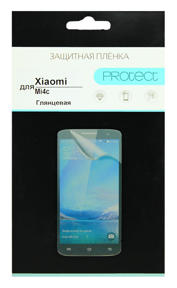 Пленка защитная Protect для Xiaomi Mi4i / Mi4c глянцевая