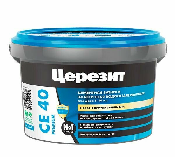 Церезит СЕ 40 Aquastatic цвет мята 64 фасовка 2 кг