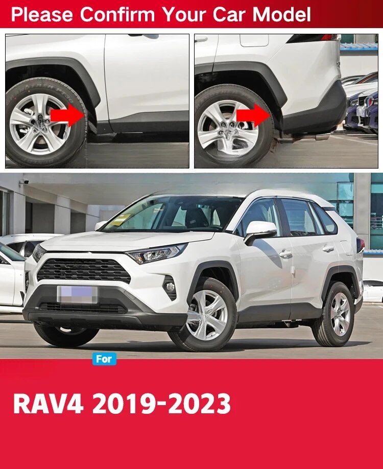 Брызговики для Toyota RAV4 2019-2023 Hybrid XA50 2022, Toyota RAV4 A