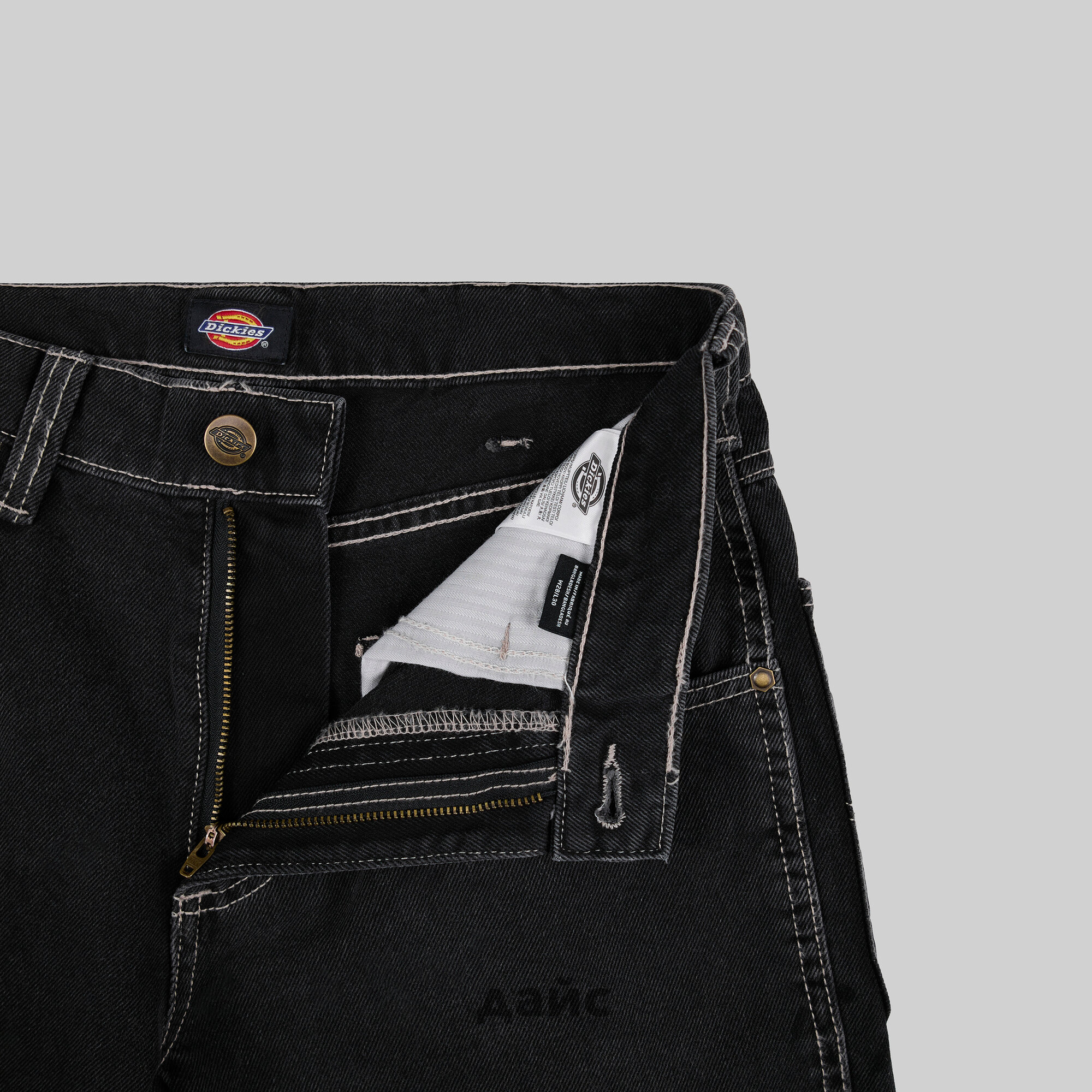 Джинсы классические Dickies Garyville, размер 34/32, черный — фото 1