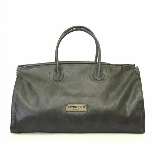 Сумка дорожная DAVID JONES, 25 л, 21х31х51 см, ручная кладь, темно-серый