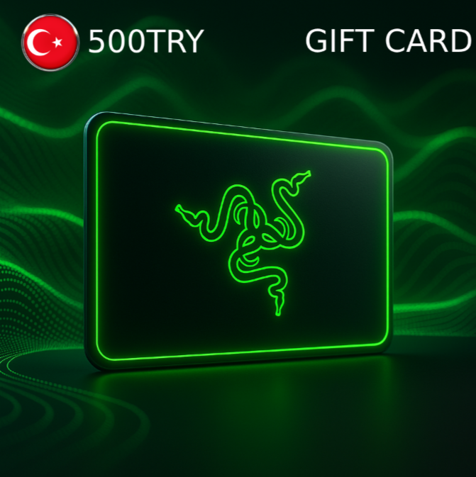 Razer Gold Турция 500TRY: Подарочная карта для игр и внутриигровых покупок