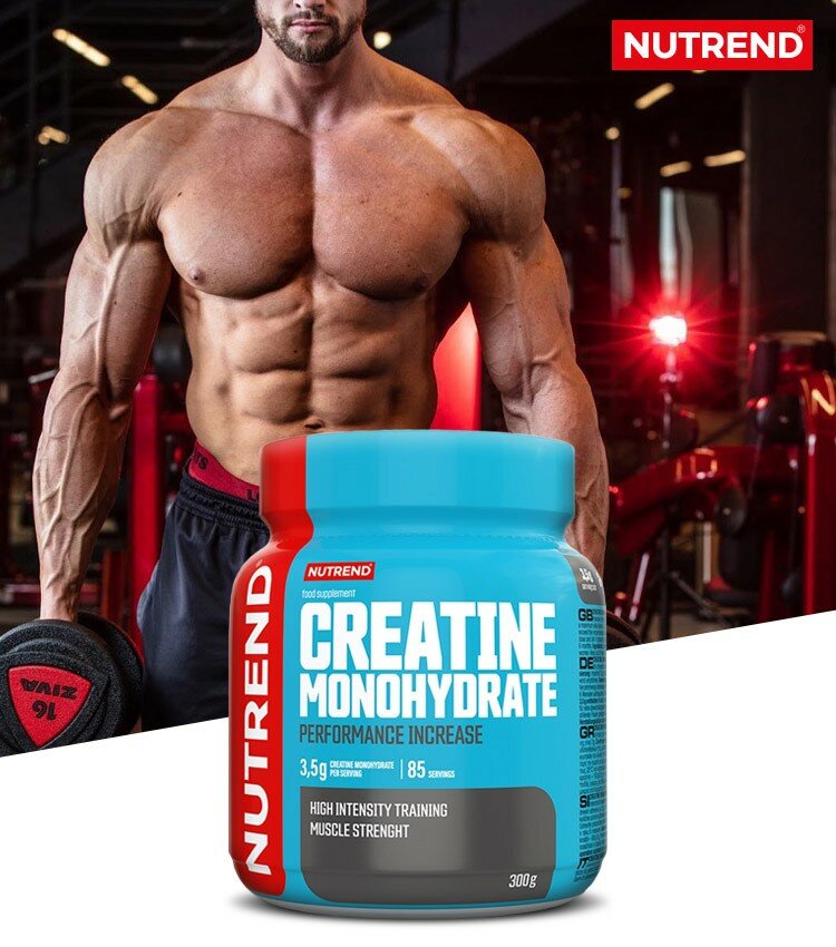 Nutrend Creatine Monohydrate performance increase 85 servings 300g