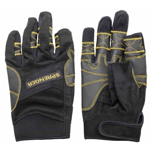 фото Перчатки спортивные с двумя обрезанными пальцами размер xxl sprenger