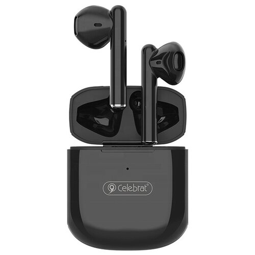 Наушники внутриканальные Celebrat W16 пластик bluetooth 50 индикатор цвет черный 132600₽