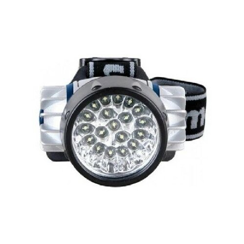 фото Camelion led5323-19mx (фонарь налобн, металлик,19 ультра ярк led, 4 реж, 3xr03 в компл, пласт, блис)