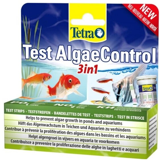 Тест TETRA Test AlgaeControl 3in1 полоски PO4/NO3/KH для пресной воды 25шт. - фотография № 4