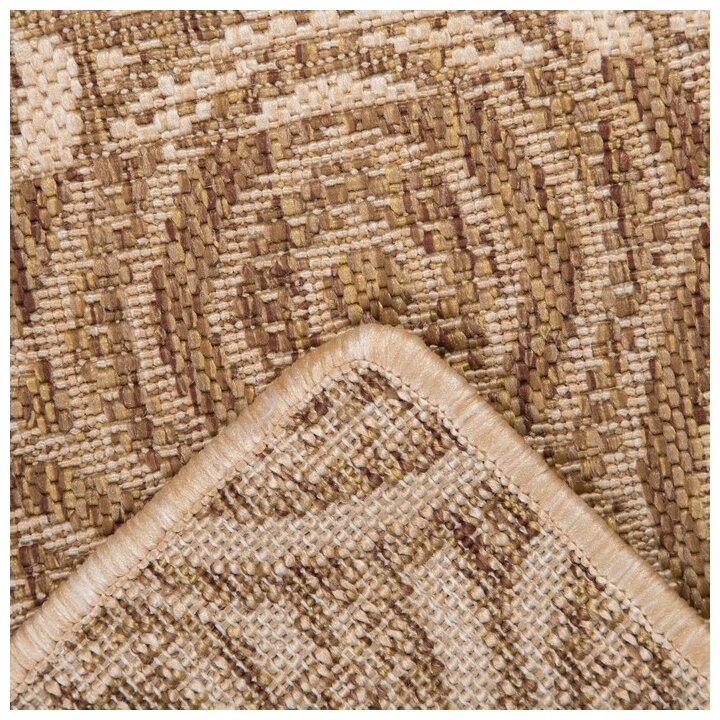 Ковровая дорожка Люберецкие ковры Эко 78012/23, коричневый, 1.5 х 0.8 м - фотография № 3