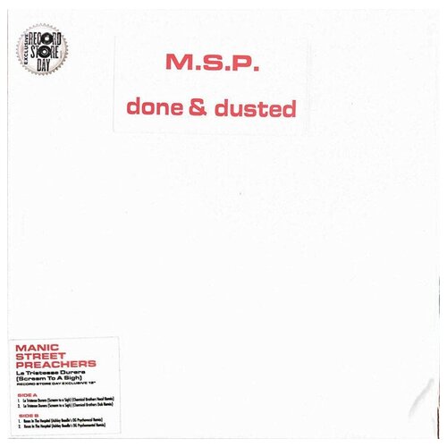 Manic Street Preachers - Done & Dusted (12 сингл) manic street preachers forever delayed vinyl