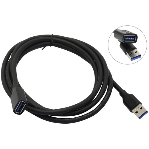 Кабель удлинительный USB A (M) - USB A (F), 1м, Telecom (TUS708-1M) кабель удлинительный usb 3 0 a m a f 1 8м telecom tus708 1 8m
