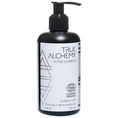 True Alchemy Active shampoo «Sorbents 1.9%: Charcoal + Montmorillonite», шампунь, 250 мл