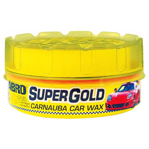 Воск для автомобиля ABRO Super Gold 0.23 кг + салфетка специальная