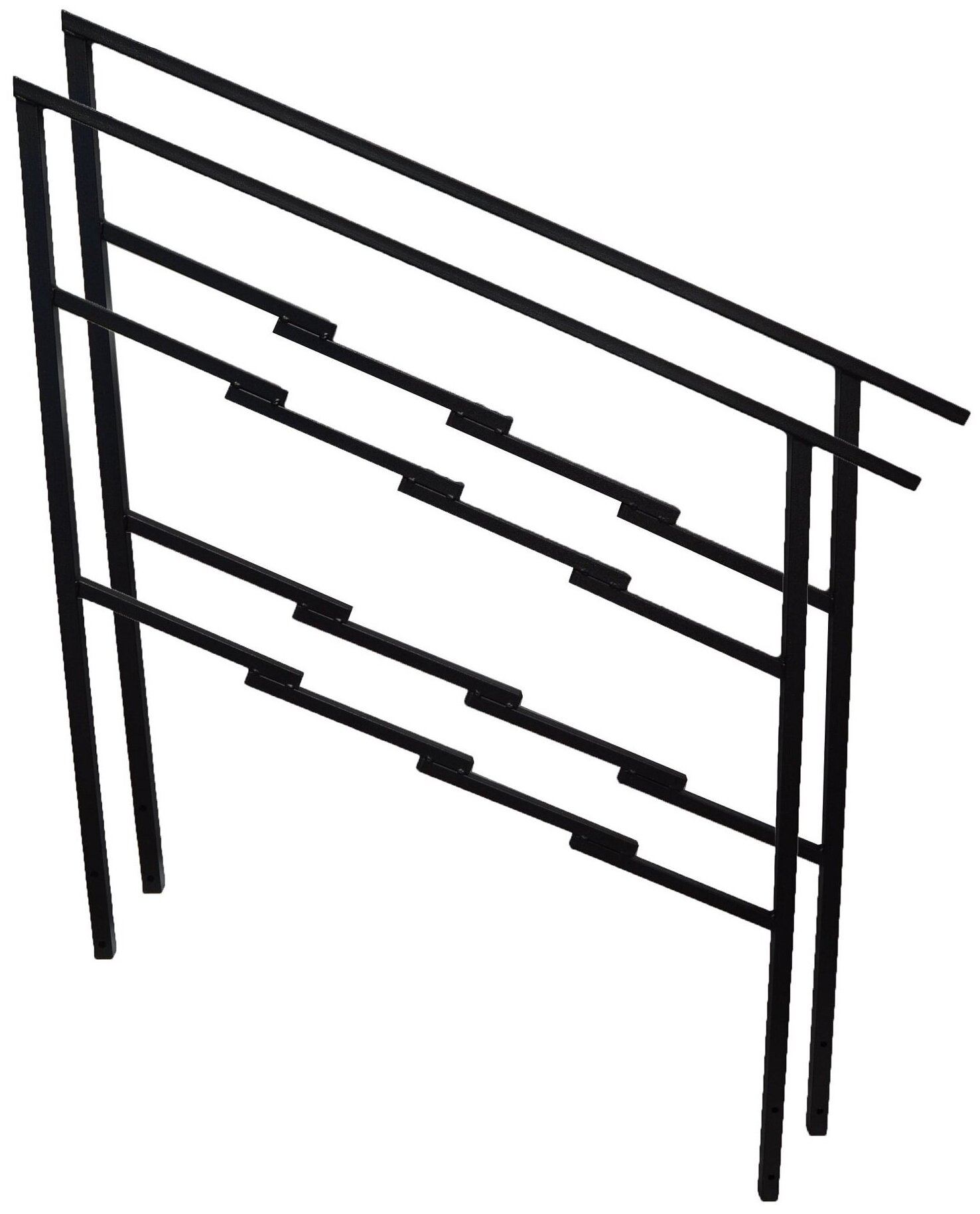 фото Перила к крыльцу 3 ступени - комплект 2 штуки