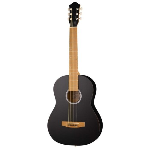 Акустическая гитара, чёрная, Амистар M-313-BK