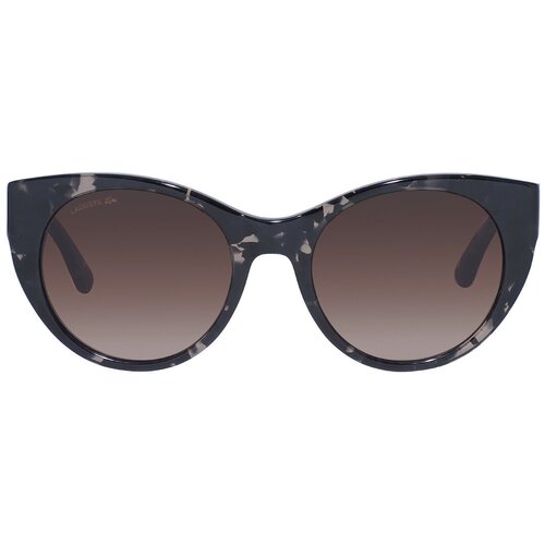 фото Солнцезащитные очки lacoste 913s 220, кошачий глаз, оправа: пластик, с защитой от уф, градиентные, для женщин, коричневый