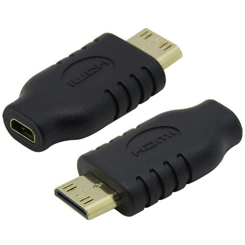 Адаптер-переходник GSMIN HP21 Mini HDMI (M) - Micro HDMI (F) (Черный)