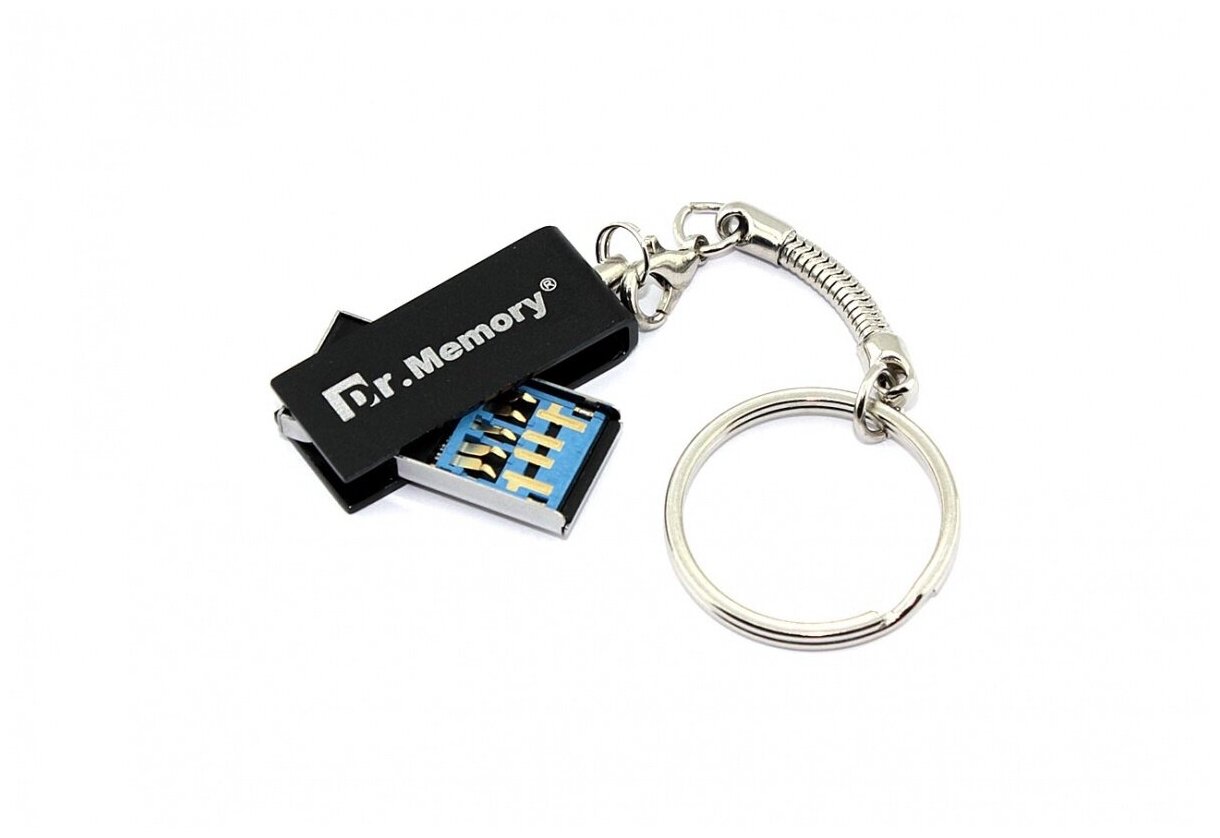 Флешка USB Dr. Memory 005 16GB, USB 3.0, серебристый