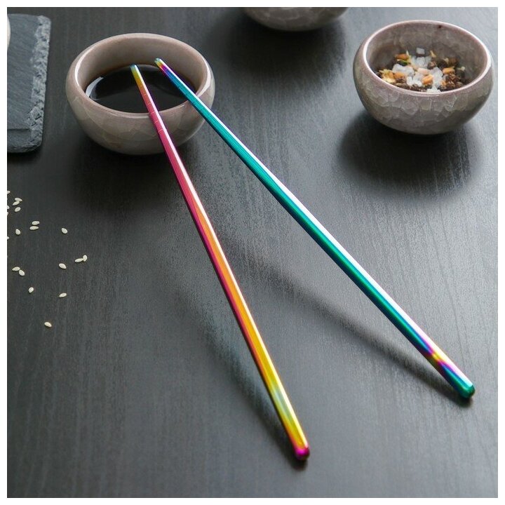 Палочки для суши Bacchette h=21 см цвет хамелеон