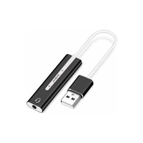 Адаптер для подключения гарнитуры USB to Audio, jack 3.5 mm (4-pole) | ORIENT AU-04PLB
