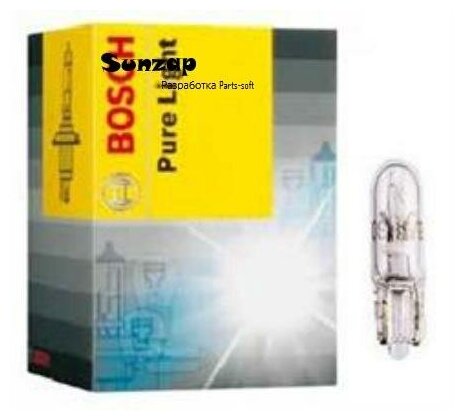BOSCH 1987302240 Лампа W2,3W 2,3 W Pure Light - Standard