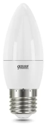 Лампа светодиодная Gauss E27 12W 4100K матовая 30222