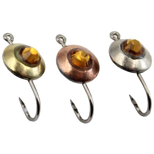 Мормышка паяная ТИП-31 с камнем ф-6 мм крючок Mustad 45 шт 2026₽