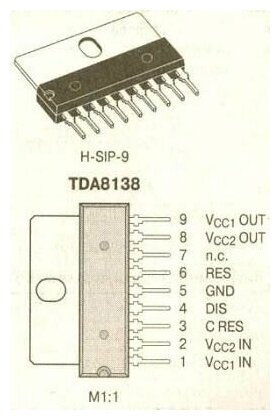 TDA8138 микросхема
