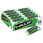 «Impulse», жевательная резинка со вкусом «Мята», без сахара, 14 г (упаковка 30 шт.) - изображение