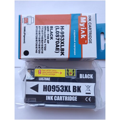 Картридж MyInk 953XL (L0S70AE) черный для HP