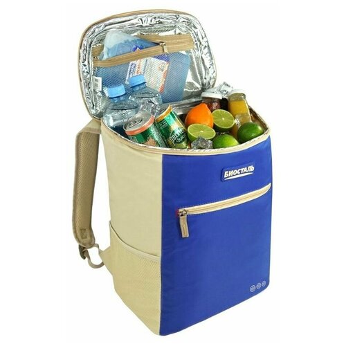 фото Рюкзак-холодильник биосталь кемпинг tr-20b 20л, синий biostal