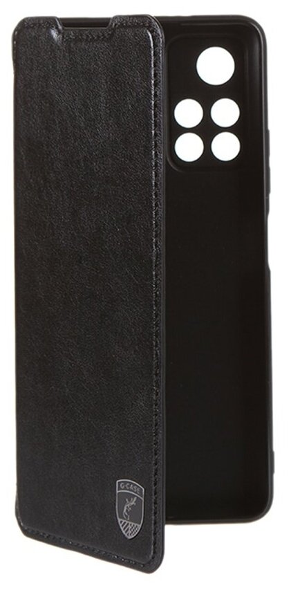 Чехол книжка для Xiaomi Poco M4 Pro 5G, черный