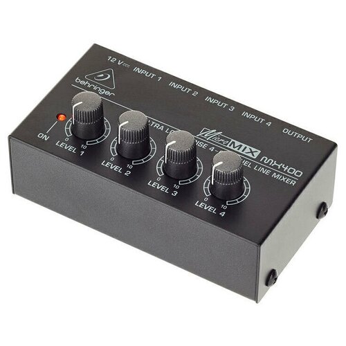 Микшер линейный 4-канальный сверхкомпактный BEHRINGER MX400