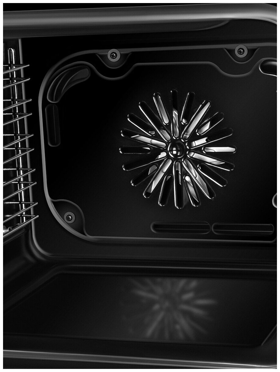 Духовой шкаф электрический HYUNDAI HEO 6642 BG черный (стекло, сенс.диспл) - фотография № 4
