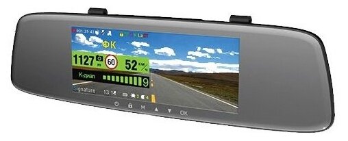 Видеорегистратор с радар-детектором Sho-Me Combo Mirror WiFi Duo, GPS, ГЛОНАСС