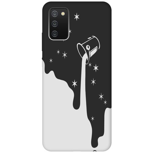 Матовый чехол Magic Paint W для Samsung Galaxy A02s / Самсунг А02с с 3D эффектом черный матовый чехол football w для samsung galaxy a02s самсунг а02с с 3d эффектом черный