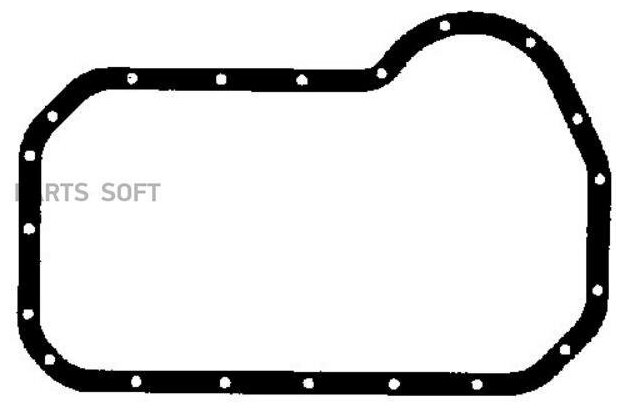 248.097E_прокладка поддона двигателя!\ Audi 80/100, VW Golf/Passat/T4 1.3-2.0/1.6D/1.7D 79> ELRING / арт. 248097 - (1 шт)